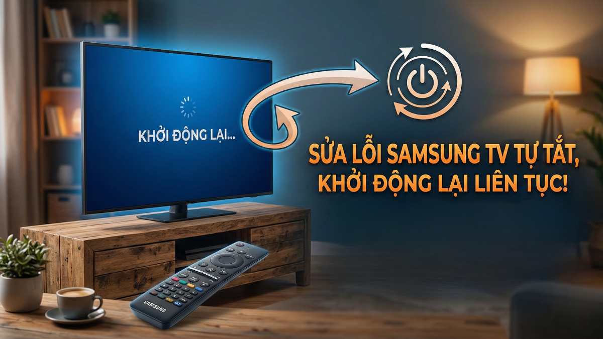 Hướng dẫn xử lý tình trạng tivi Samsung tự tắt mở liên tục